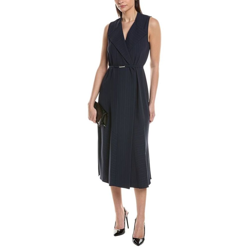Hugo Boss Womens  Dimosa Midi Dress, Black